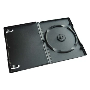 Single Black DVD Case Premium – 14mm Spine